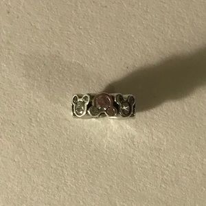 NEW Pandora Mickey Heads CZ Spacer Bead Charm
